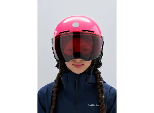 POC POCito Obex Visor dětská lyžařská přilba Fluorescent Pink