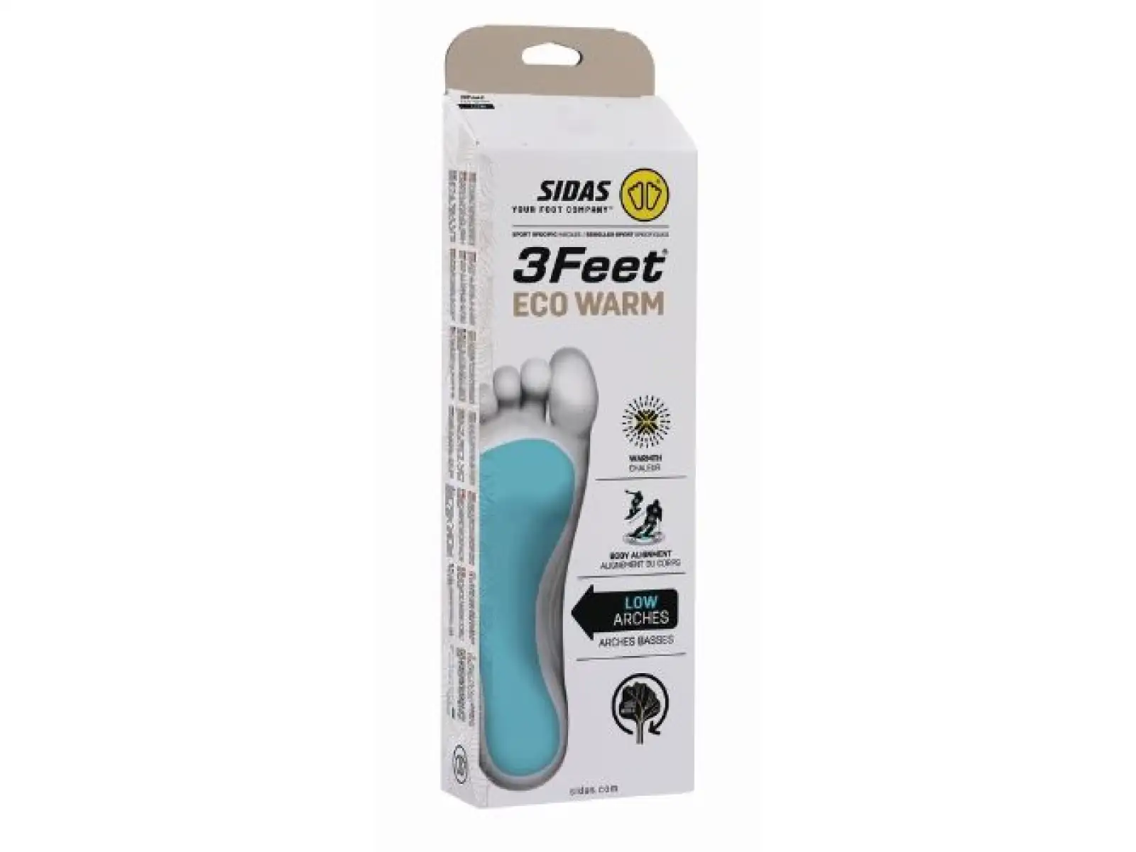 Sidas 3Feet Eco Warm Low vložky do bot
