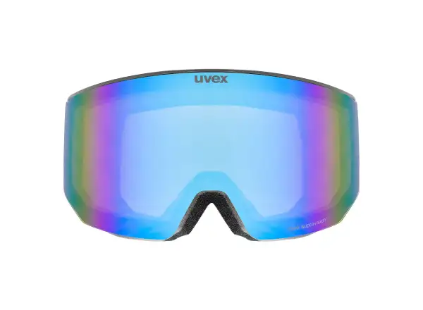 Uvex Lace Attract FM lyžařské brýle black matt/ice - green
