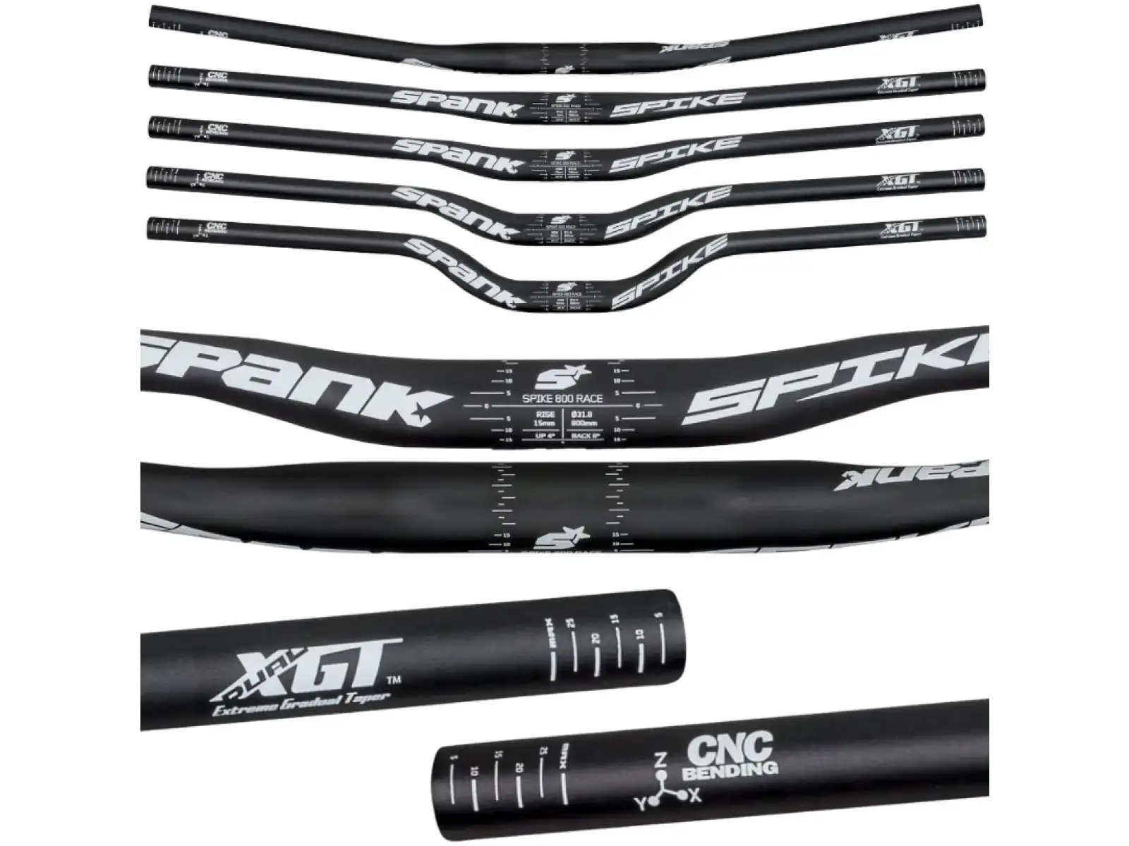 Spank Spike 800 Race Bar 30R MTB řídítka černá