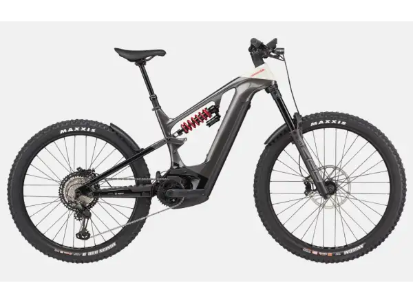 Cannondale Moterra LT Carbon 1 celoodpružené elektrokolo Smoke Black