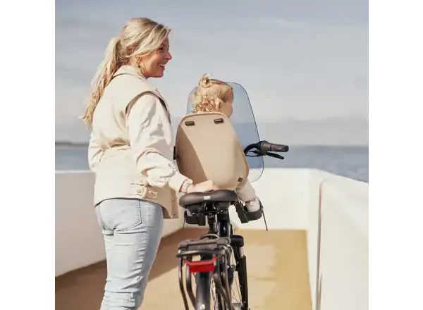 Urban Iki Ta-ke přední sedačka s MTB/ATB adaptérem Inaho Beige/Bincho Black