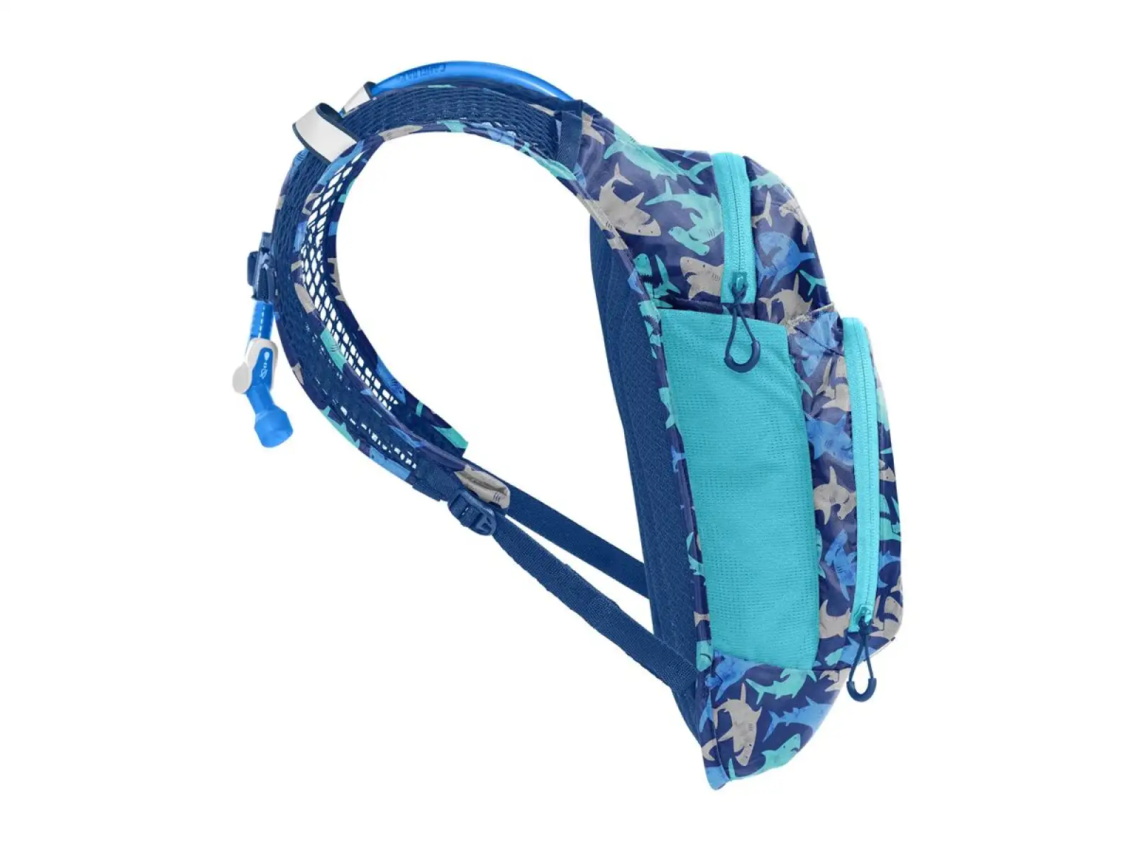 Camelbak Mini Mule dětský batoh 5 l + rezervoár 1,5 l Sharks