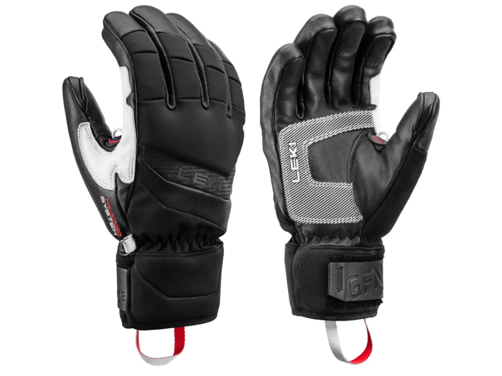 Leki Griffin Base 3D sjezdové rukavice Black
