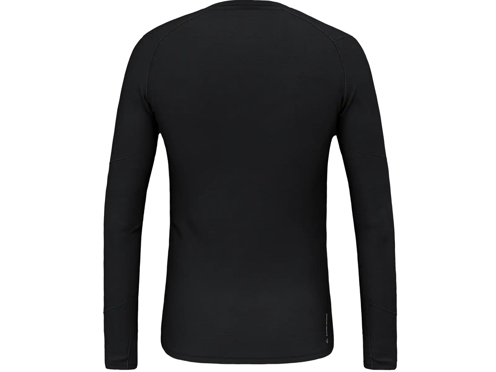 Salewa Cristallo Warm Alpine Merino Responsive pánské triko s dlouhým rukávem Black Out Melange