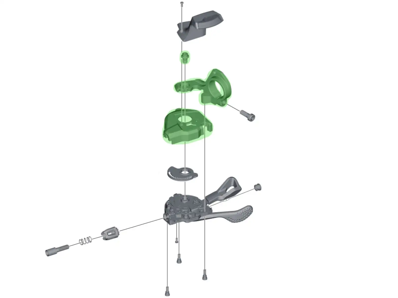 Shimano XT SL-M8000 náhradní objímka k řadící páčce s ukazatelem pravá