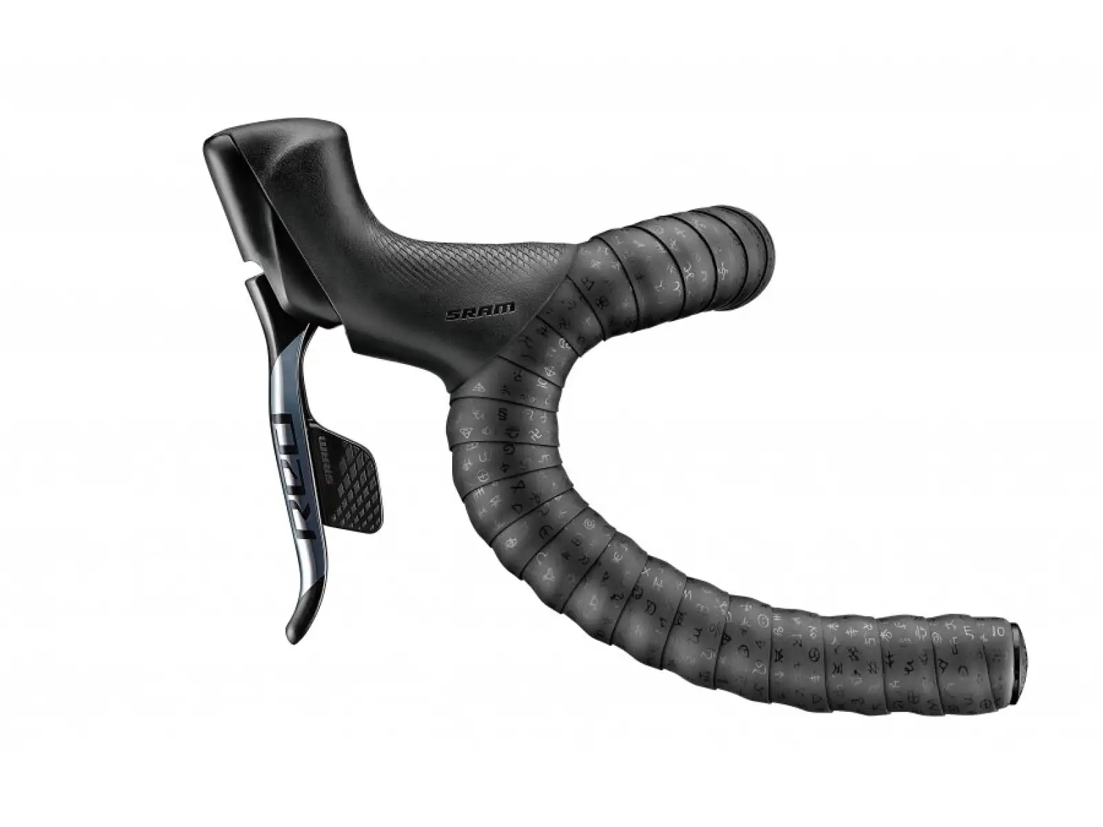 Ciclovation Leather Touch omotávka Minimalism Hieroglyphic Black