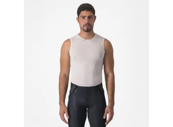 Castelli Pro Mesh 2.0 funkční triko bez rukávu White