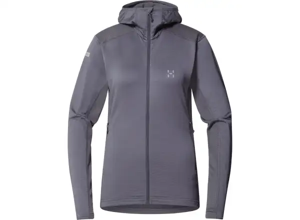 Haglöfs L.I.M Mid Multi Hood dámská mikina s kapucí tmavě šedá