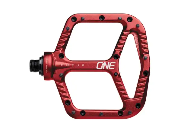 OneUP Aluminium pedály červená
