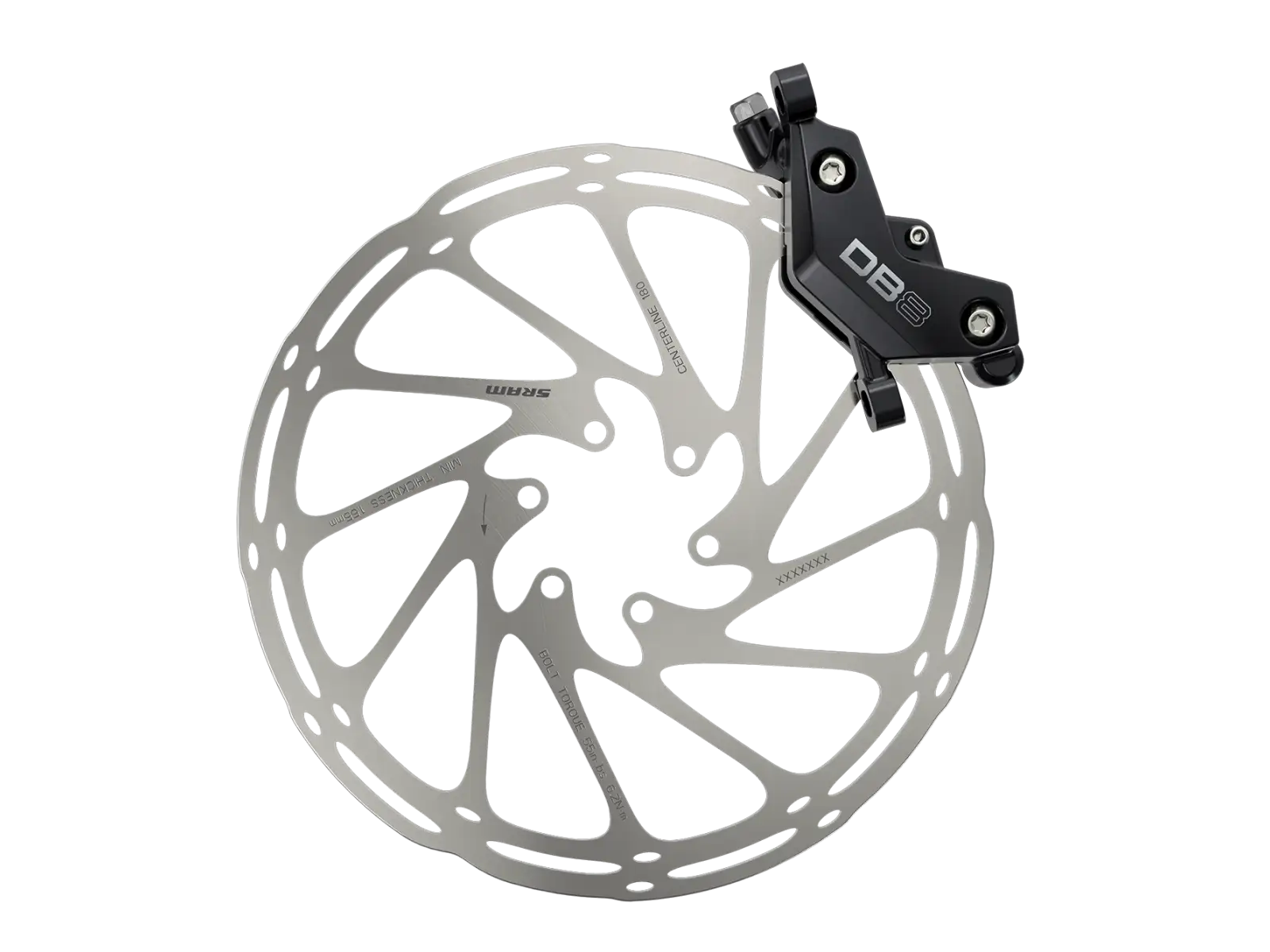 Sram DB8 Diffusion Black přední kotoučová brzda 900 mm, bez adaptéru - Nebaleno