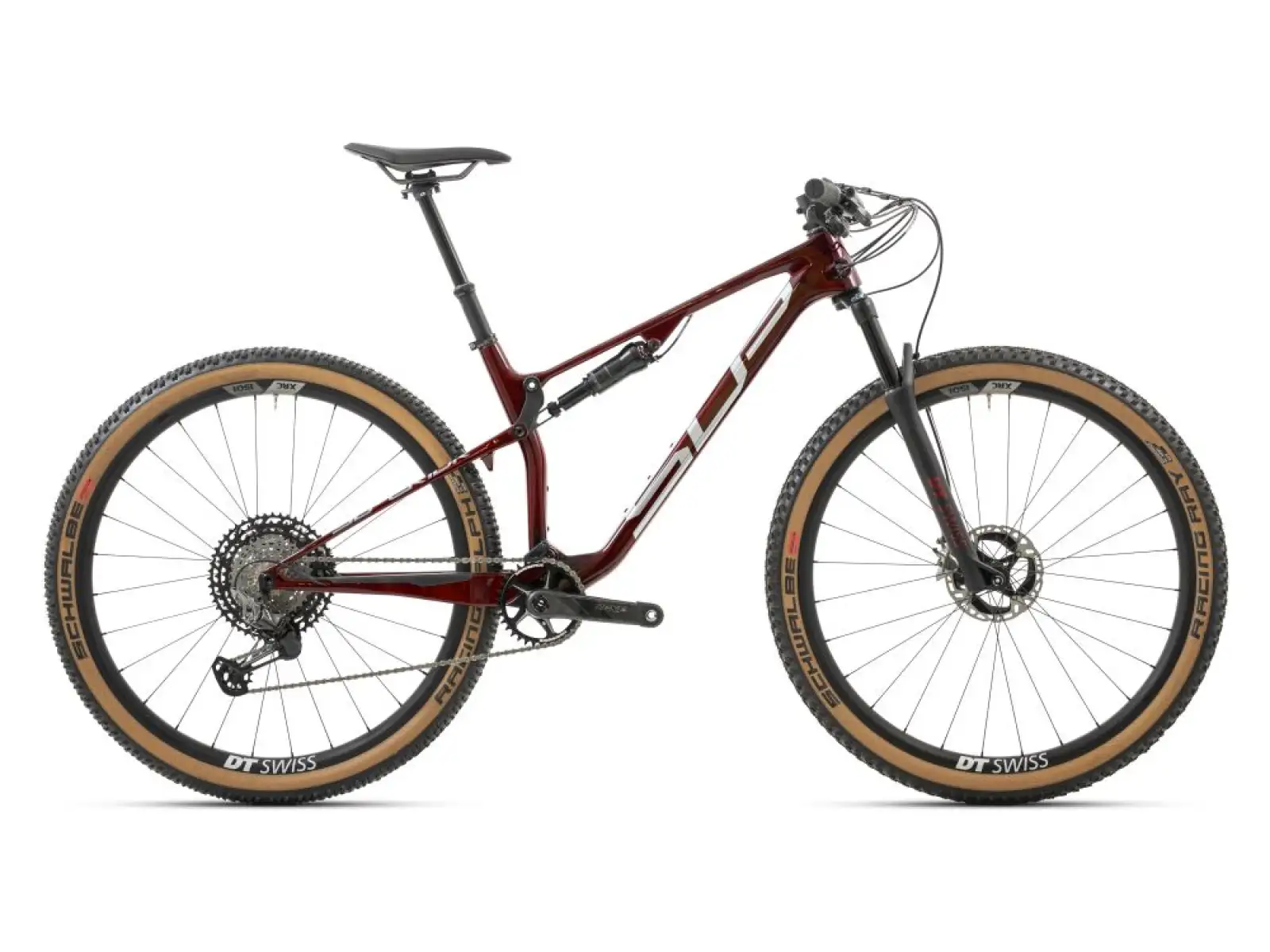 Superior Team XF 29 Issue R celoodpružené horské kolo Gloss Red Carbon/Chrome