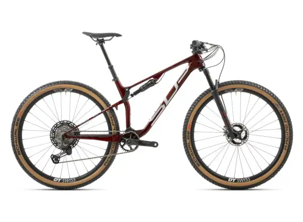 Superior Team XF 29 Issue R celoodpružené horské kolo Gloss Red Carbon/Chrome