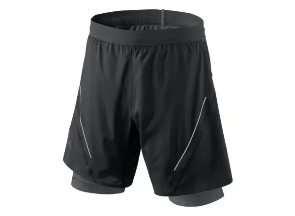 Dynafit Alpine Pro 2in1 Shorts Men pánské běžecké kraťasy černé
