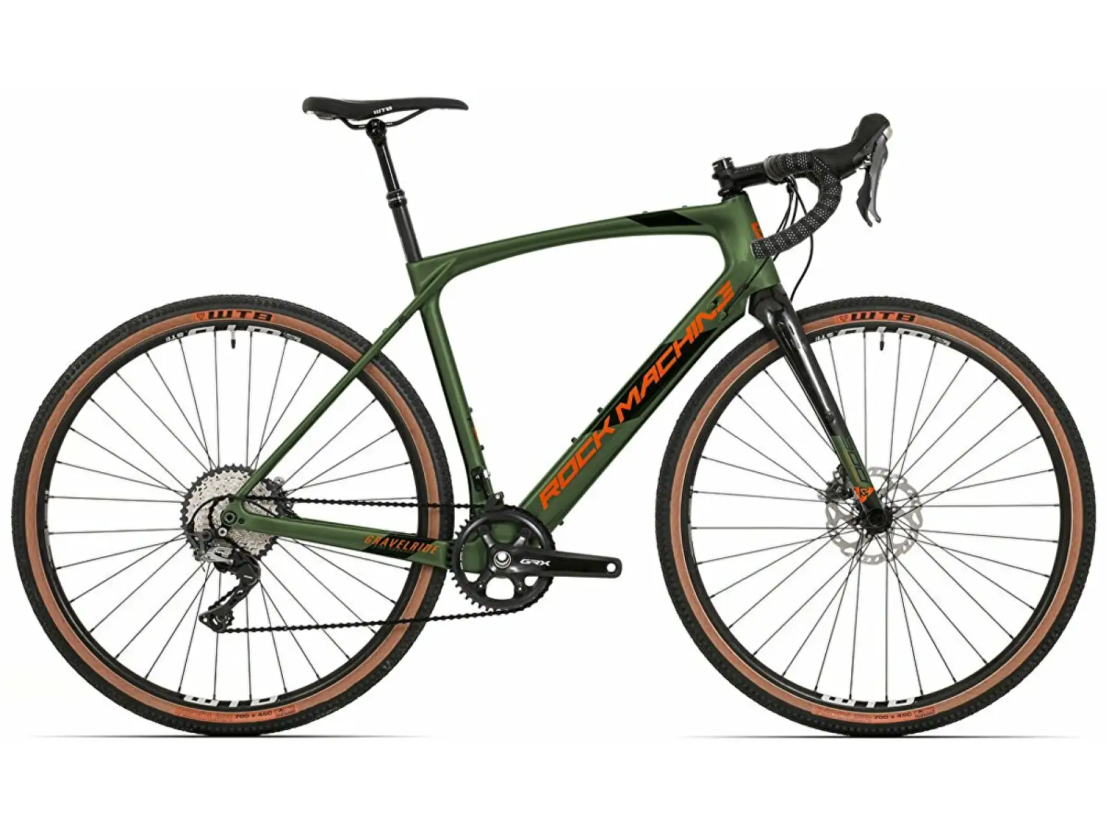 Rock Machine Gravelride CRB 900 khaki/oranžová gravel kolo