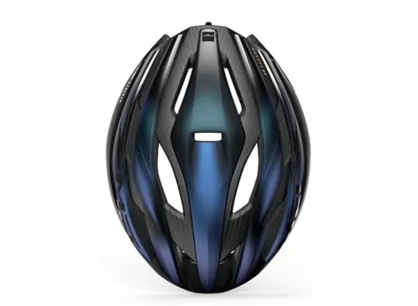 MET Trenta 3K Carbon MIPS přilba Blue Iridescent/Matt