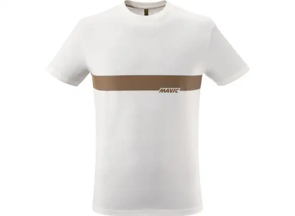 Mavic Corporate Stripe pánské triko krátký rukáv White Bronze