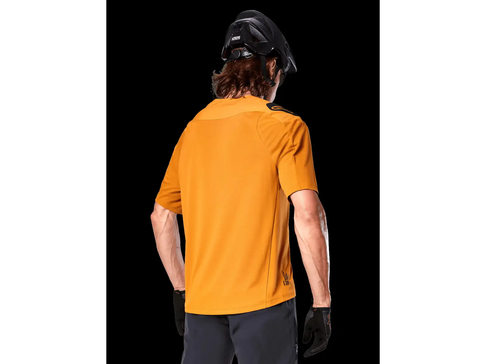 Alpinestars A-Aria Polartec Switch pánský dres krátký rukáv Dark Gold