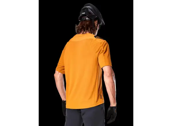 Alpinestars A-Aria Polartec Switch pánský dres krátký rukáv Dark Gold