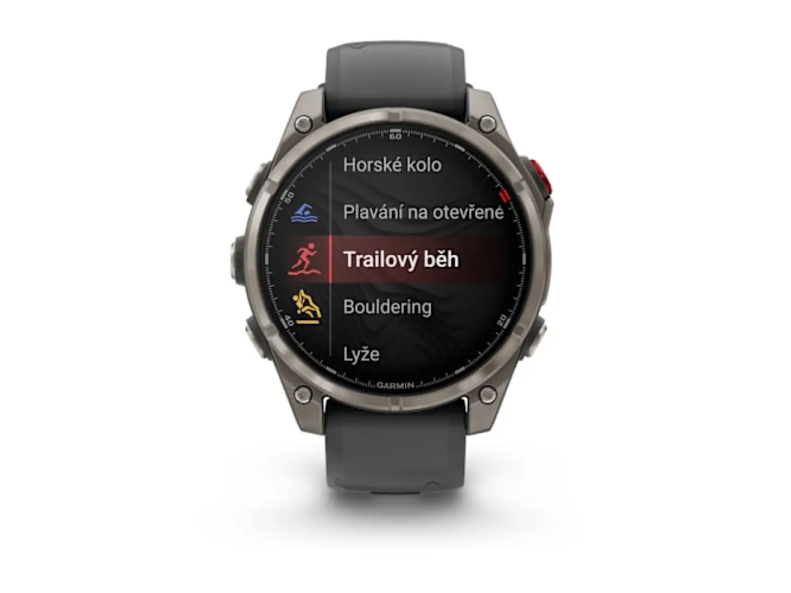 Garmin fenix 8 Pro 47 mm AMOLED Sapphire chytré hodinky Titanium Graphite/Black