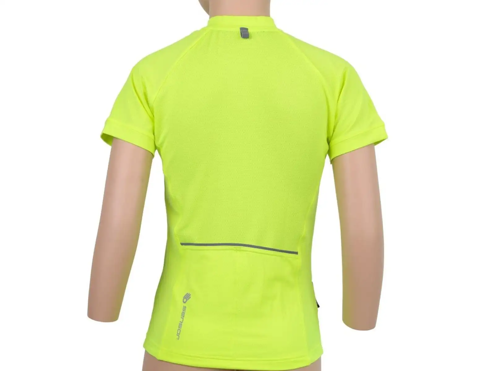 Sensor Coolmax Entry dětský dres krátký rukáv neon yellow Clown