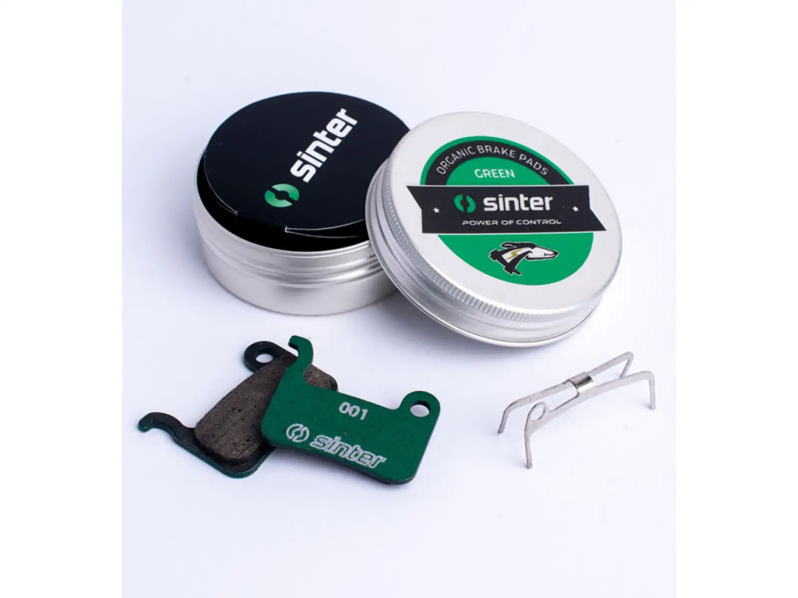 Sinter Shimano A Type brzdové destičky polymer zelená