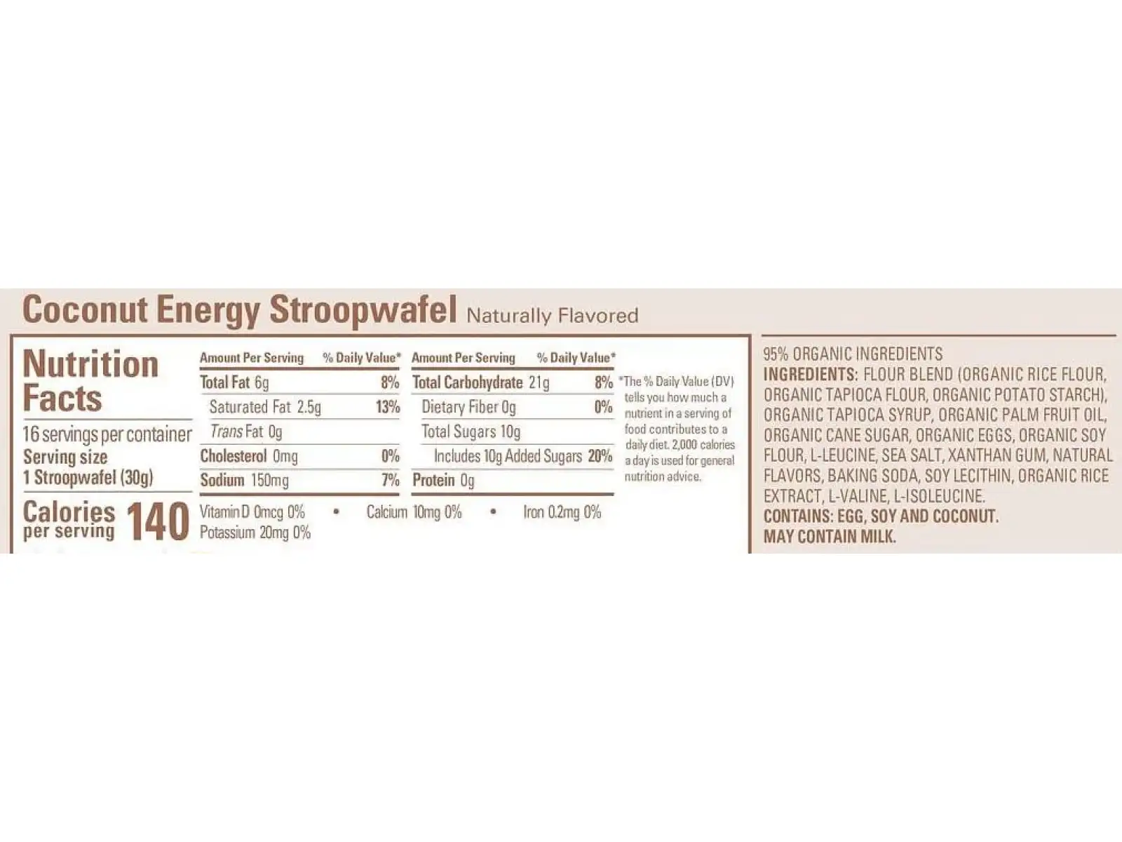 GU Energy Wafel sušenka Coconut 32 g