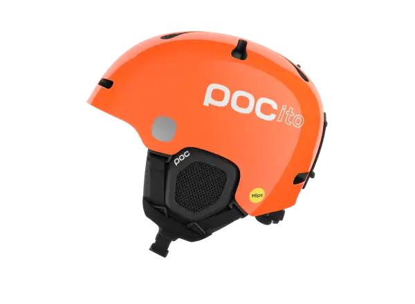 POC POCito Fornix MIPS dětská lyžařská přilba Fluorescent Orange