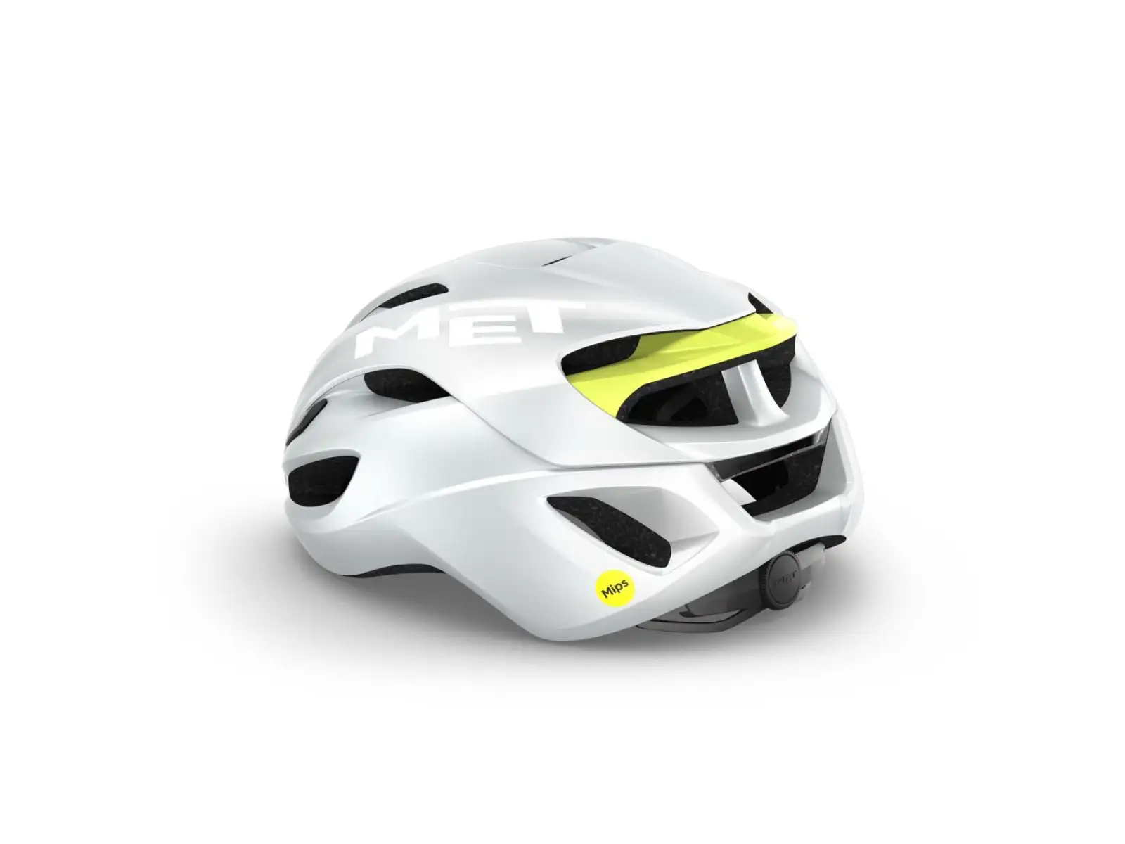 MET Rivale MIPS přilba Undyed White/Lime