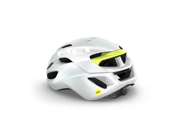 MET Rivale MIPS přilba Undyed White/Lime