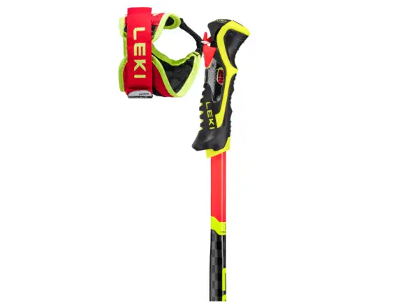 Leki WCR TBS SL 3D sjezdové hole Bright Red/Black/Neonyellow
