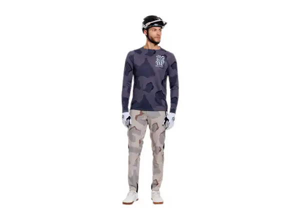 Troy Lee Designs Skyline Pro pánský dres dlouhý rukáv Flow Camo Carbon