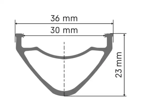 DT Swiss FR 571 Disc 29 MTB ráfek stříbrný