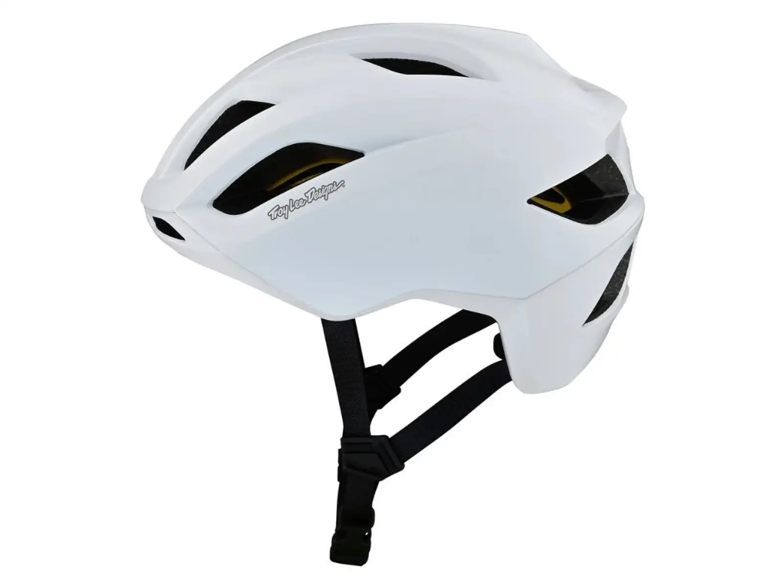 Troy Lee Designs Grail Mips Badge přilba Orbit White