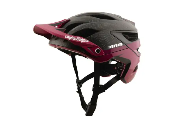 Troy Lee Designs x SRAM A3 přilba Radioscape Black/Berry