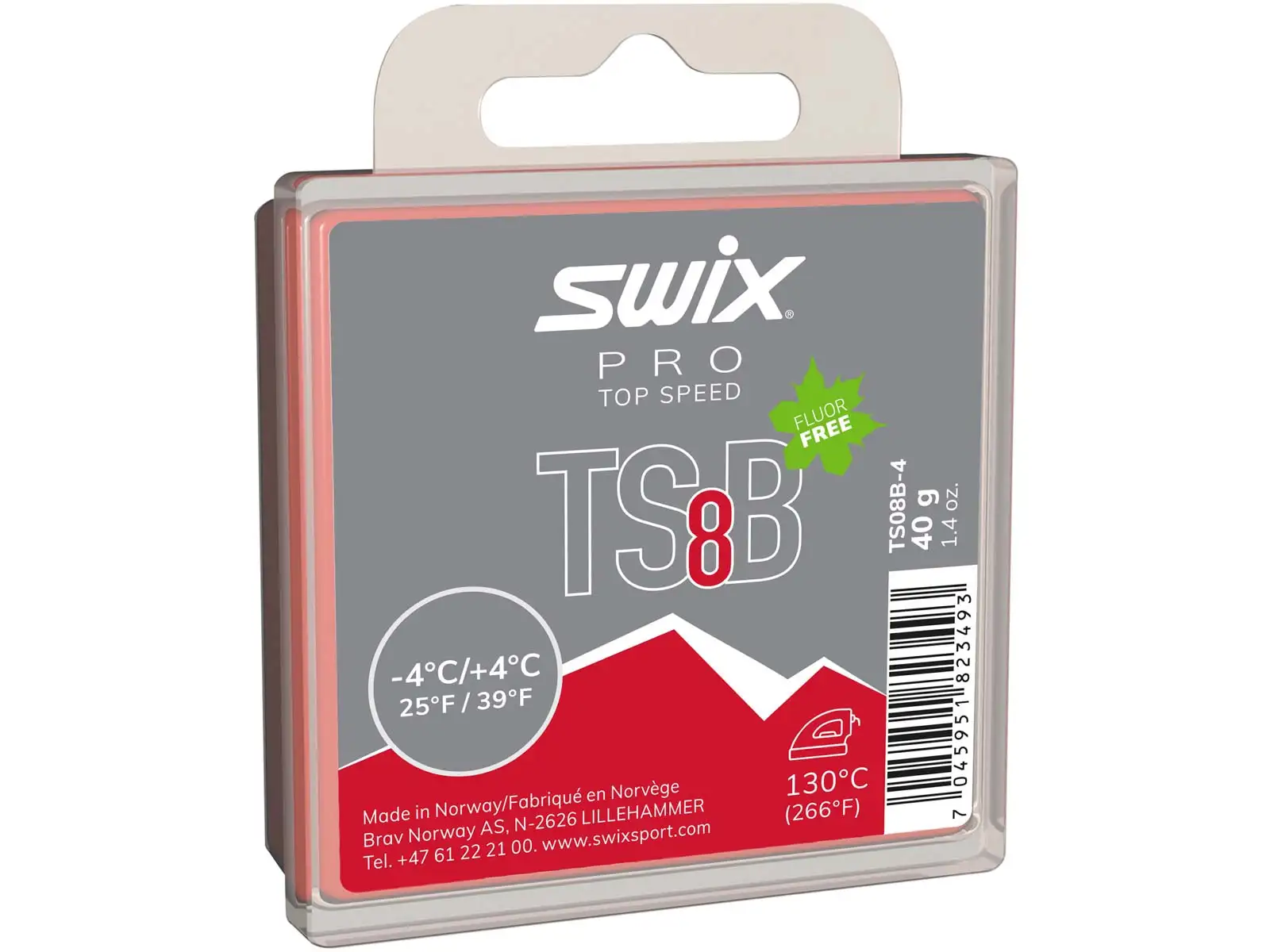Swix TS08B Top Speed skluzný vosk 40 g