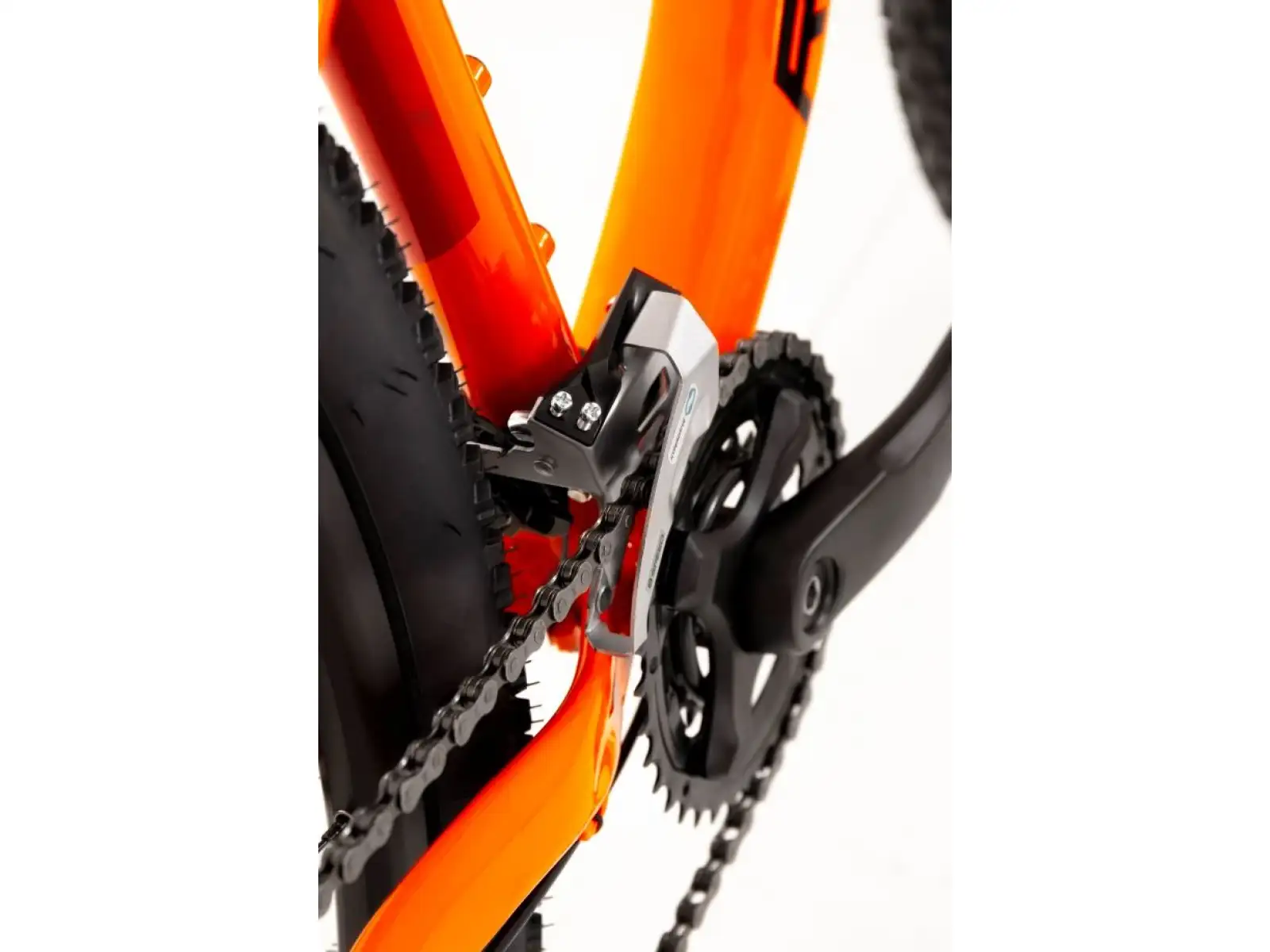 Rock Machine Blizz 10-29 gloss neon orange/dark red/black horské kolo