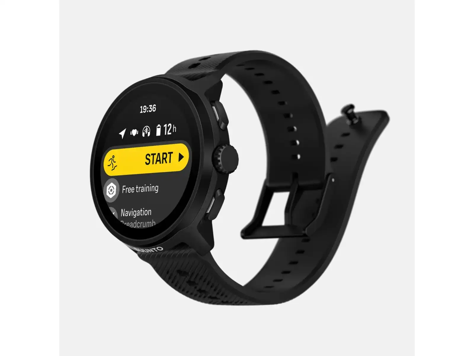 Suunto Run chytré hodinky silikonový pásek All Black
