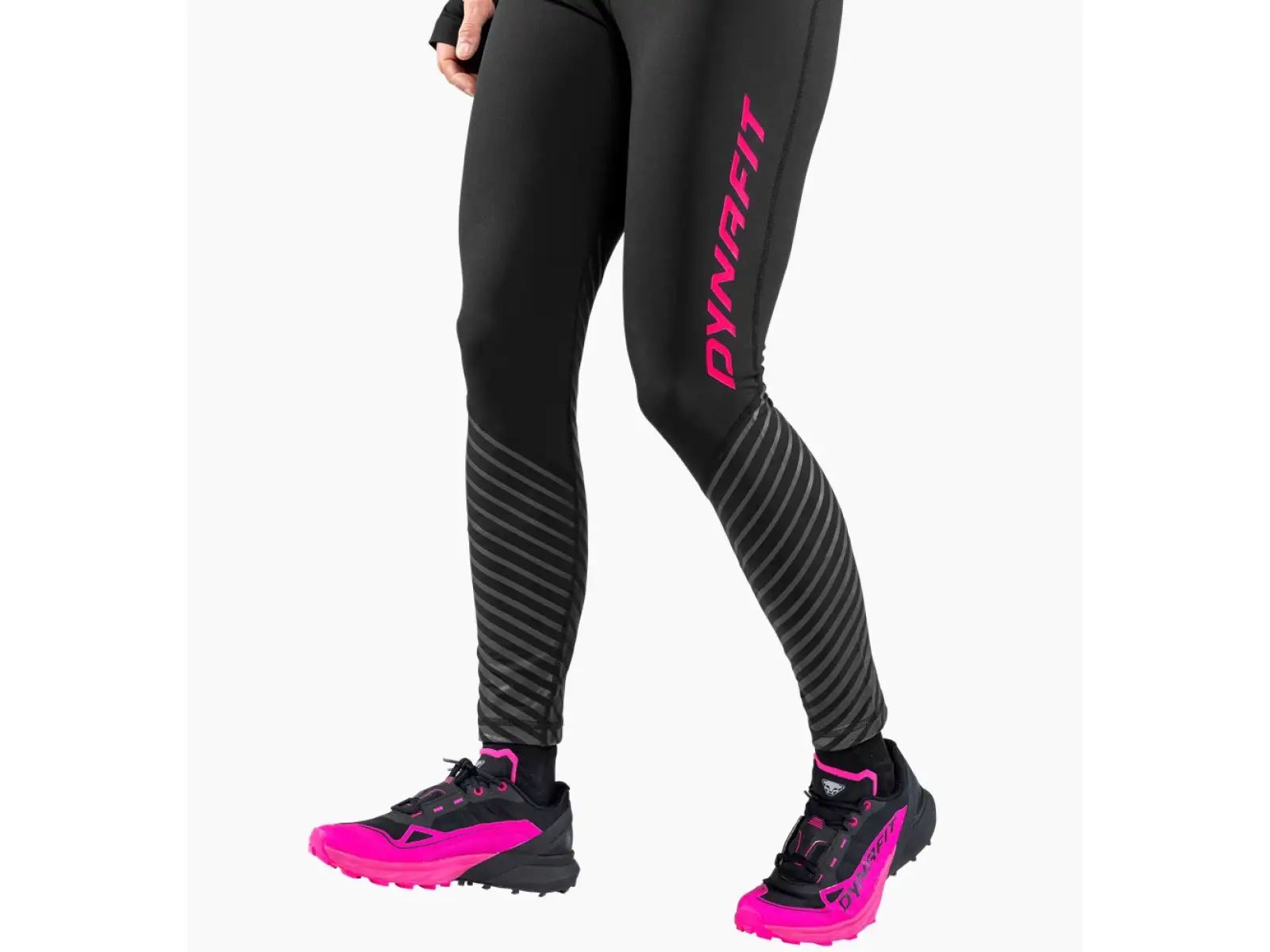 Dynafit Reflective dámské legíny Black Out/Pink Glo