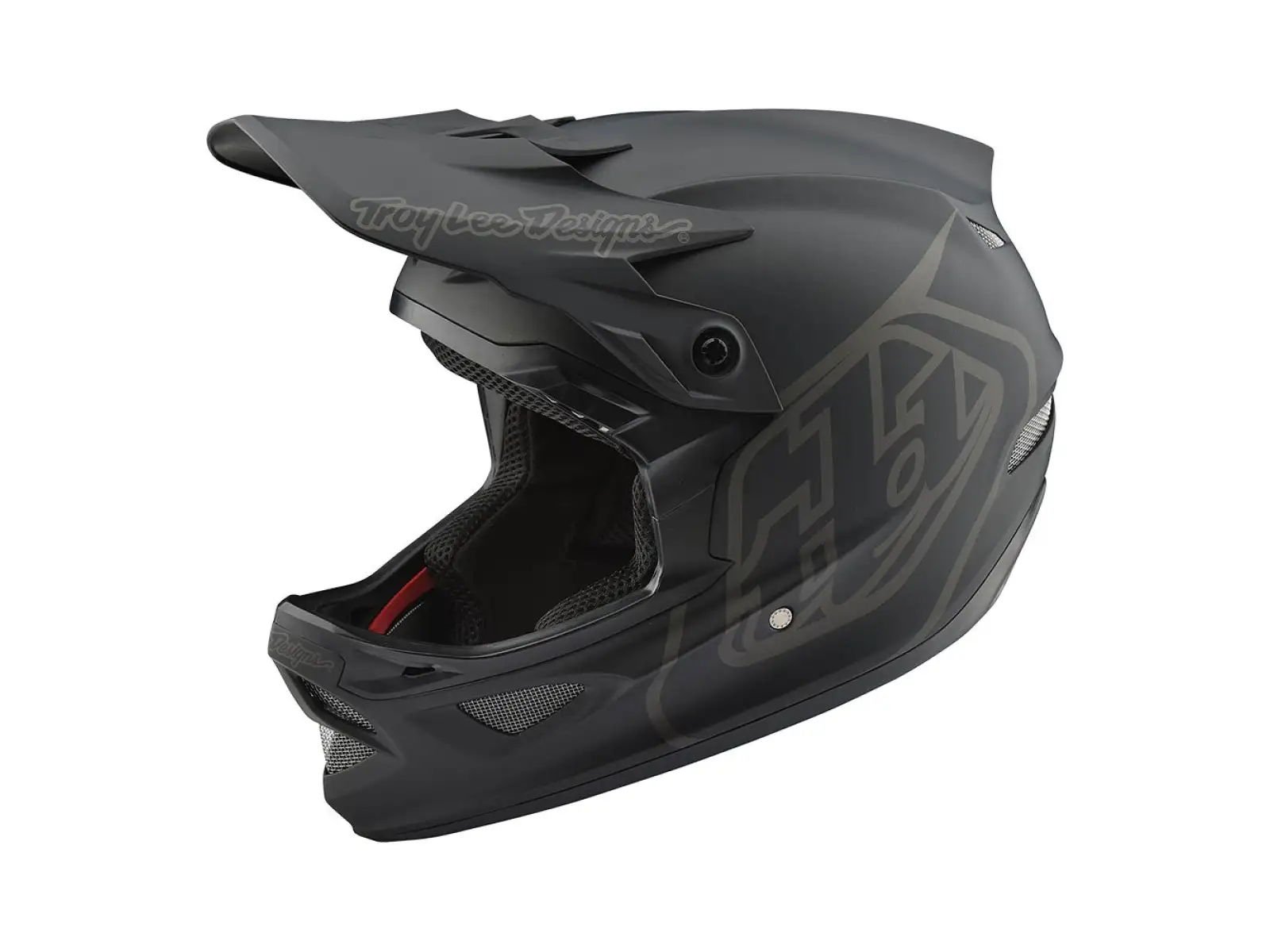 Troy Lee Designs D3 Fiberlite přilba Mono black