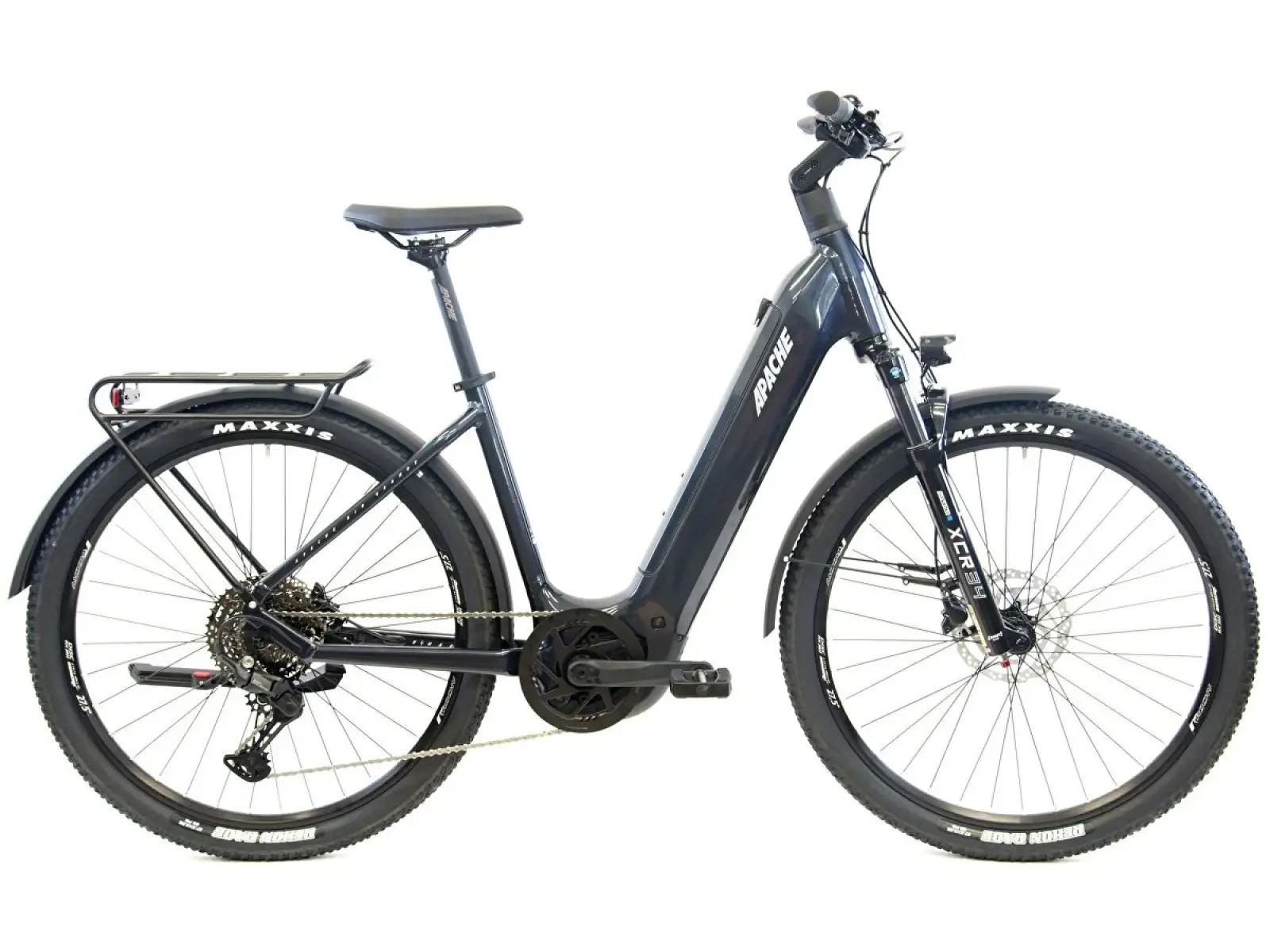 Apache Rio Grande Bosch CX 800 Wh Touring cestovní elektrokolo temně modrá