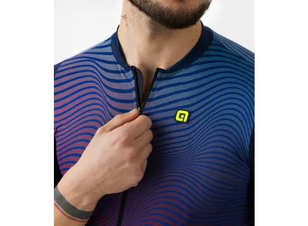 Alé PR-E Onda pánský dres krátký rukáv Navy Blue
