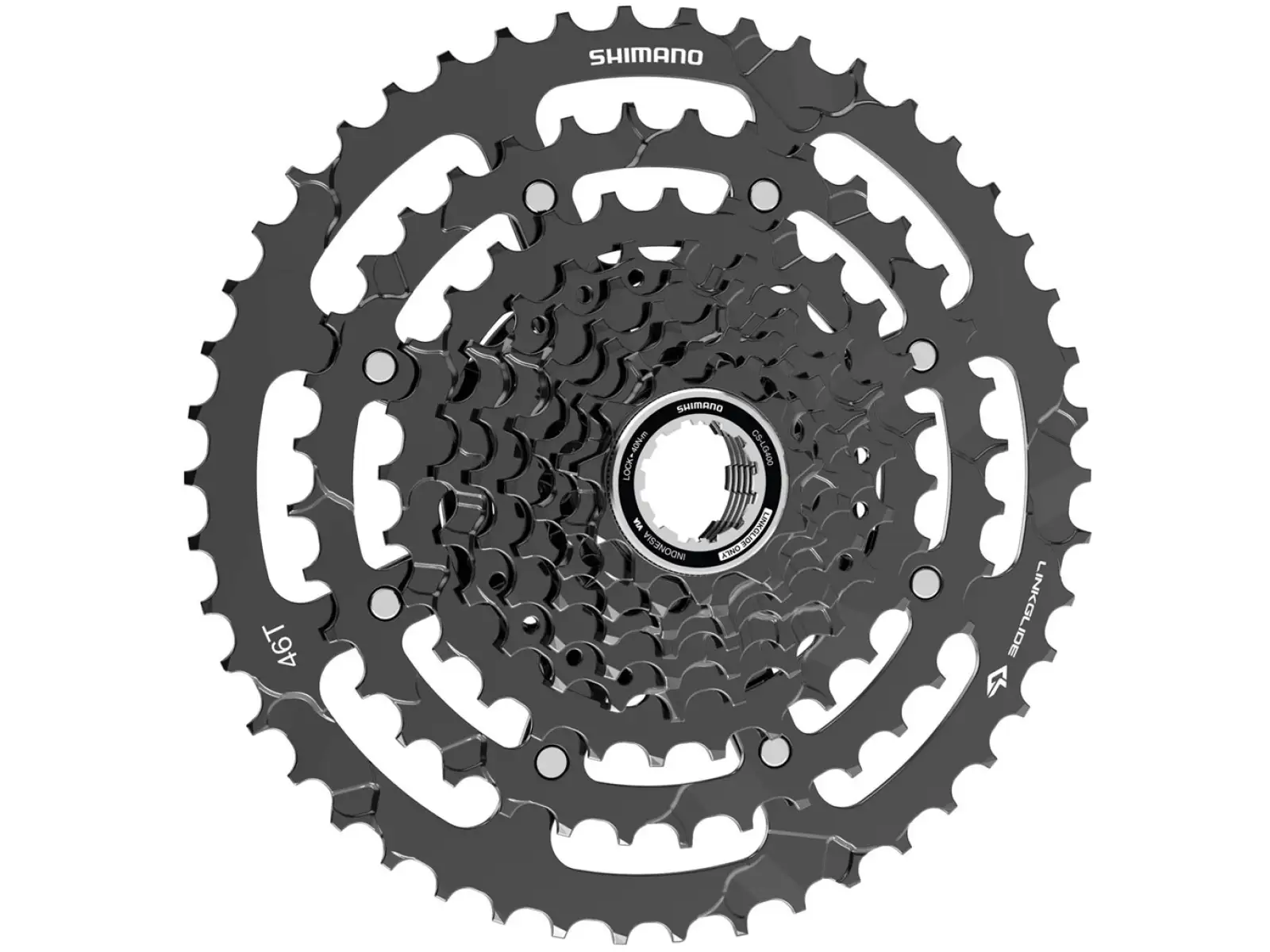 Shimano CUES CS-LG400-9 Linkglide 9sp. kazeta 11-46 zubů