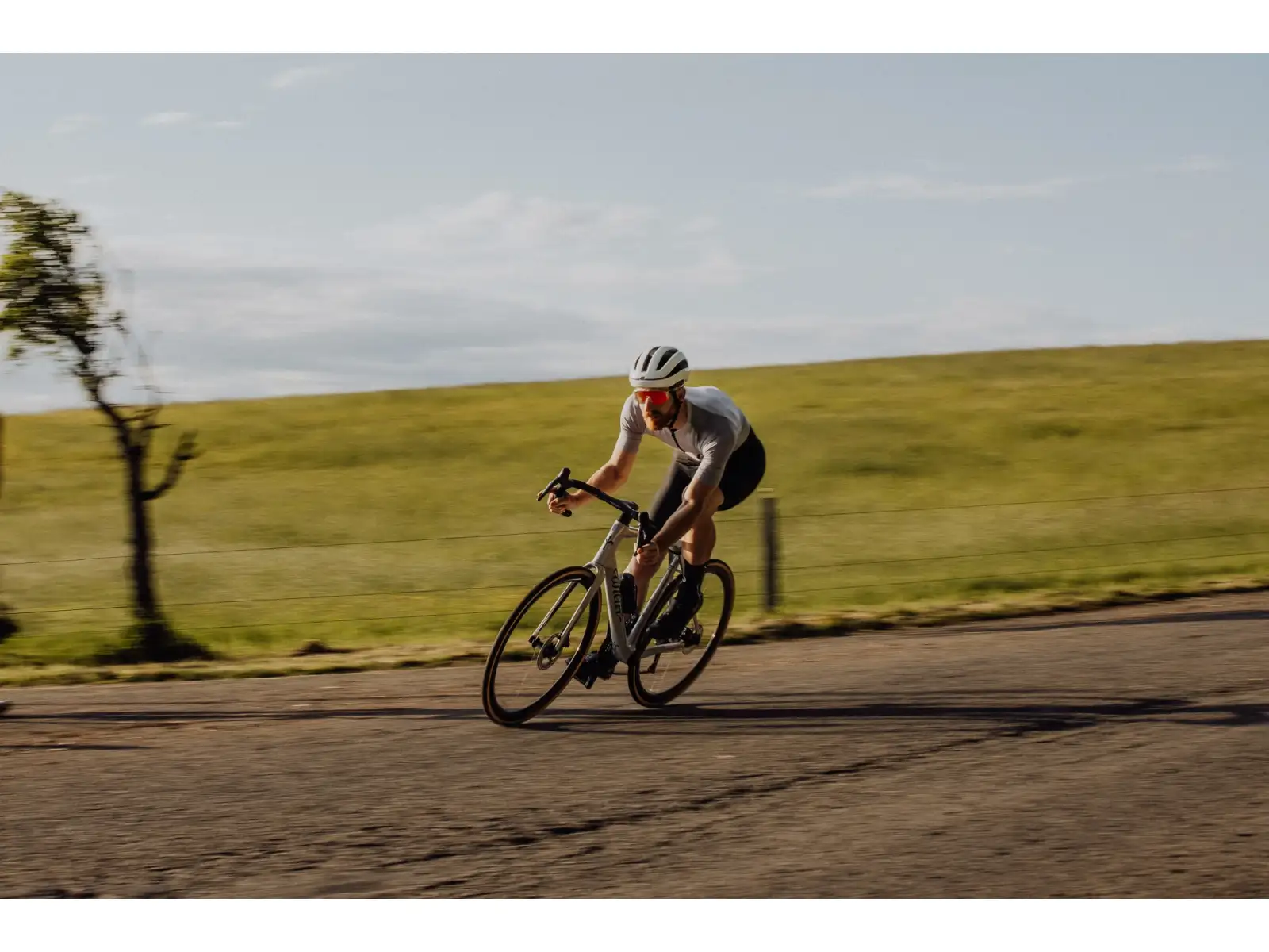 Force Strive cyklistické brýle transparentní/červené zrcadlové sklo