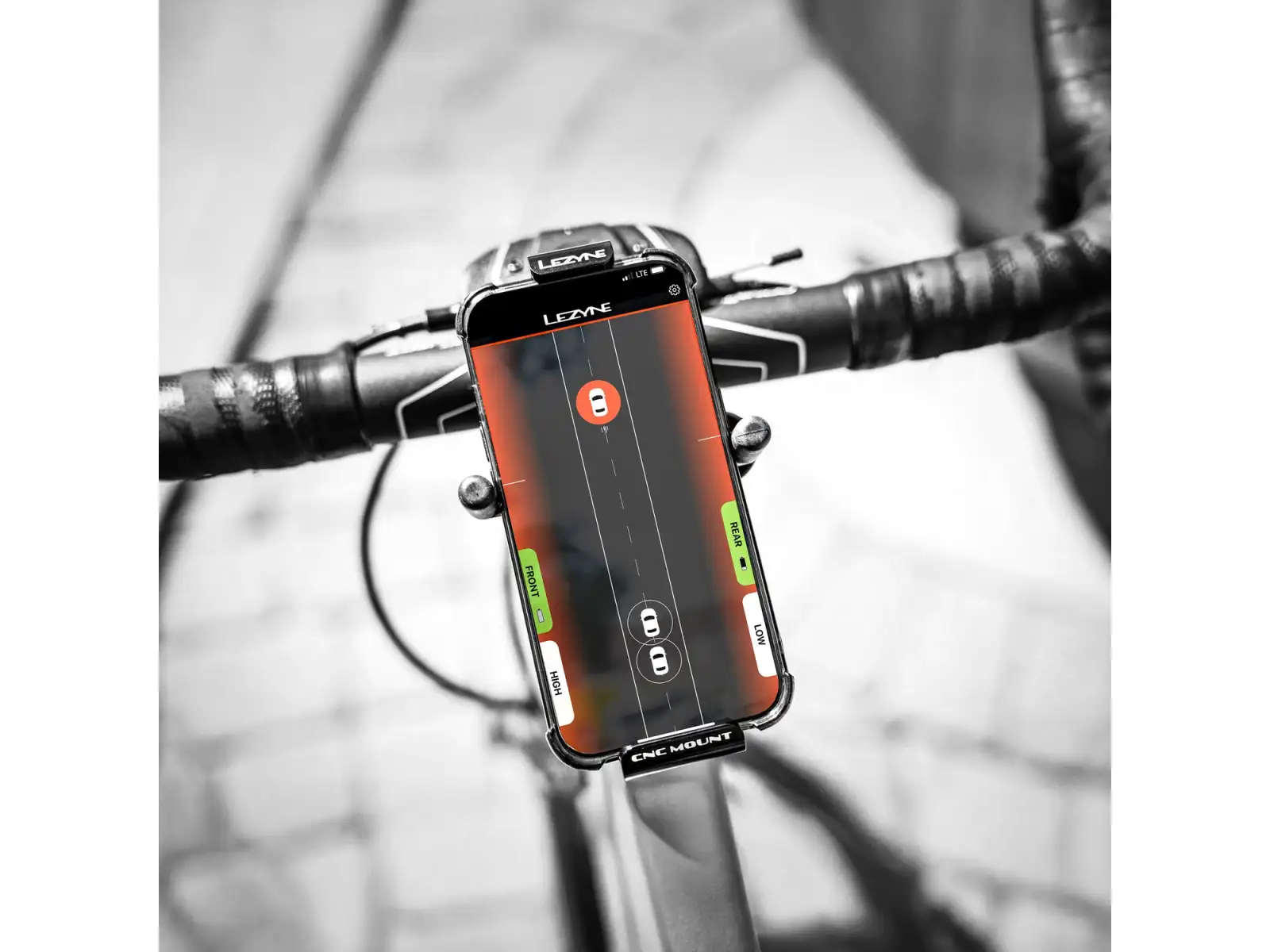 Lezyne Radar React StVZO System přední a zadní světlo Black