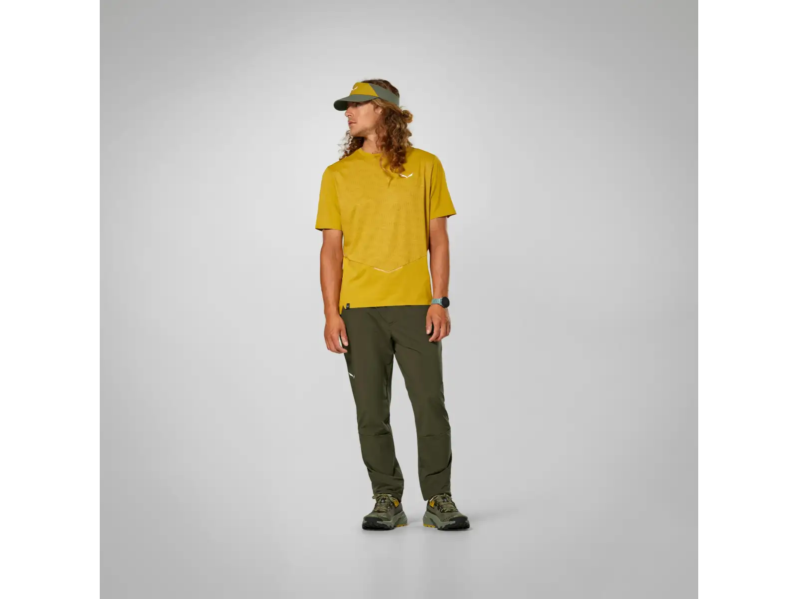 Salewa Pedroc Tech Dry pánské tričko krátký rukáv Olive Oil