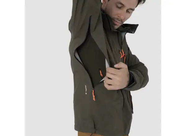 Salewa Sella 3L Powertex pánská bunda Dark Olive