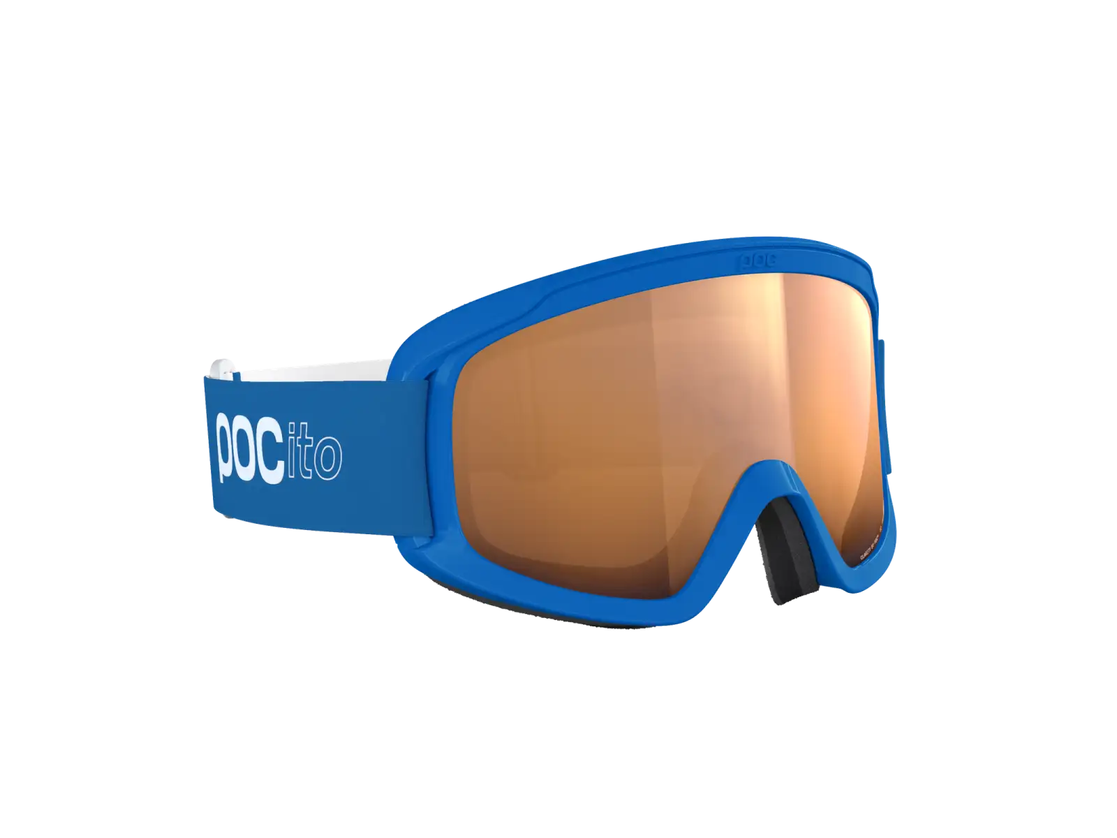 POC POCito Retina dětské lyžařské brýle Fluorescent Blue/Partly Sunny Light Orange