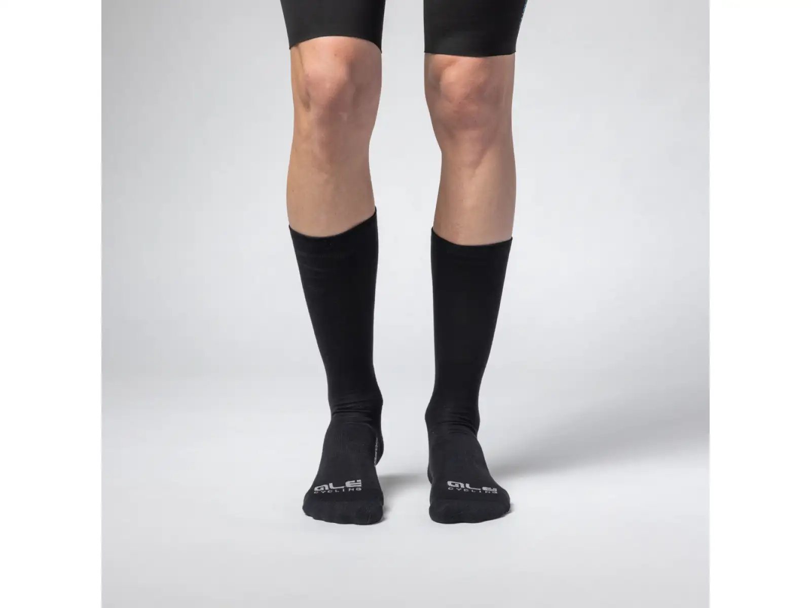 ALÉ Thermo 2.0 zimní cyklistické ponožky Black