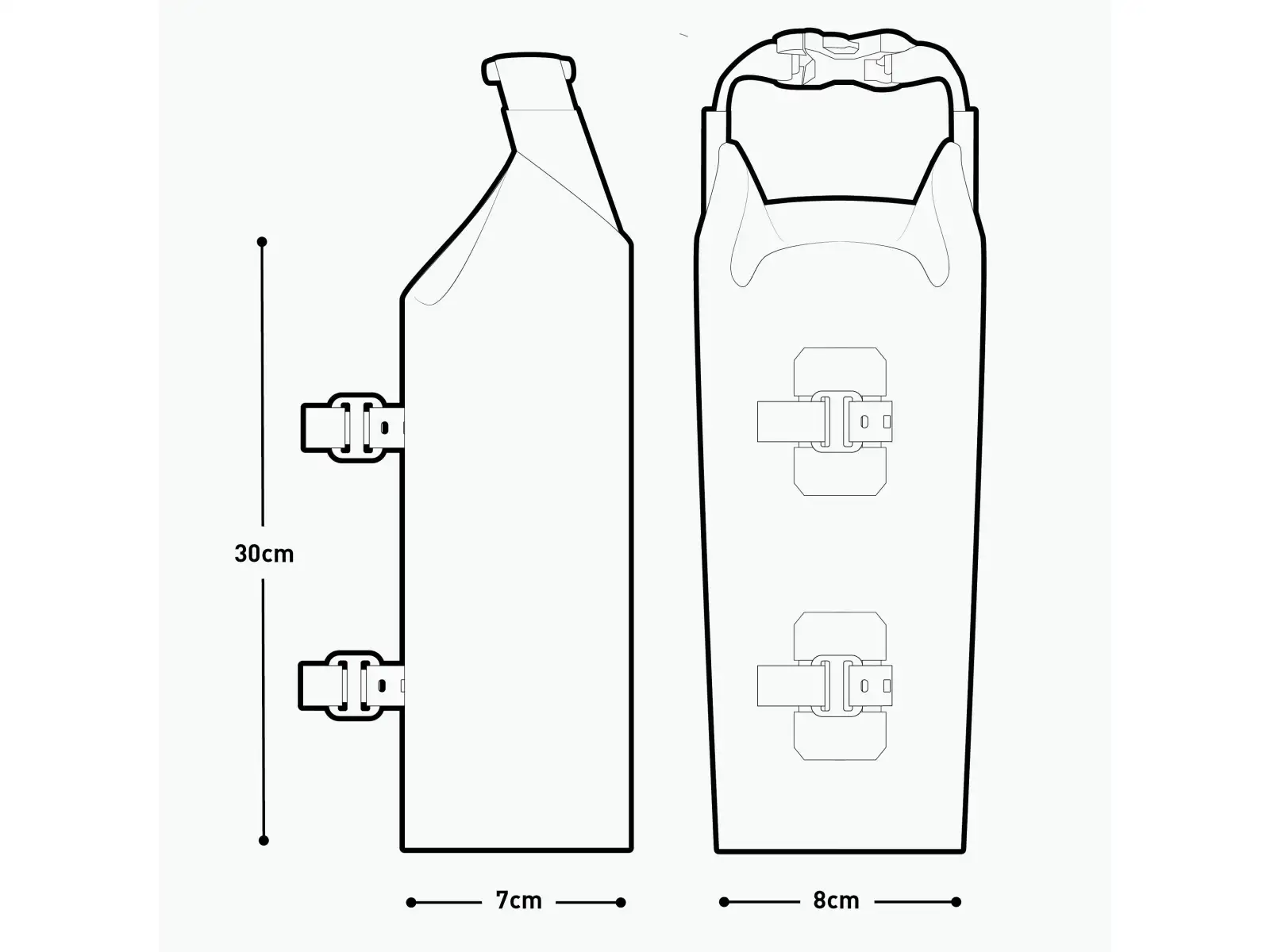 Evoc Downtube Pack WP 1,2 brašna Black